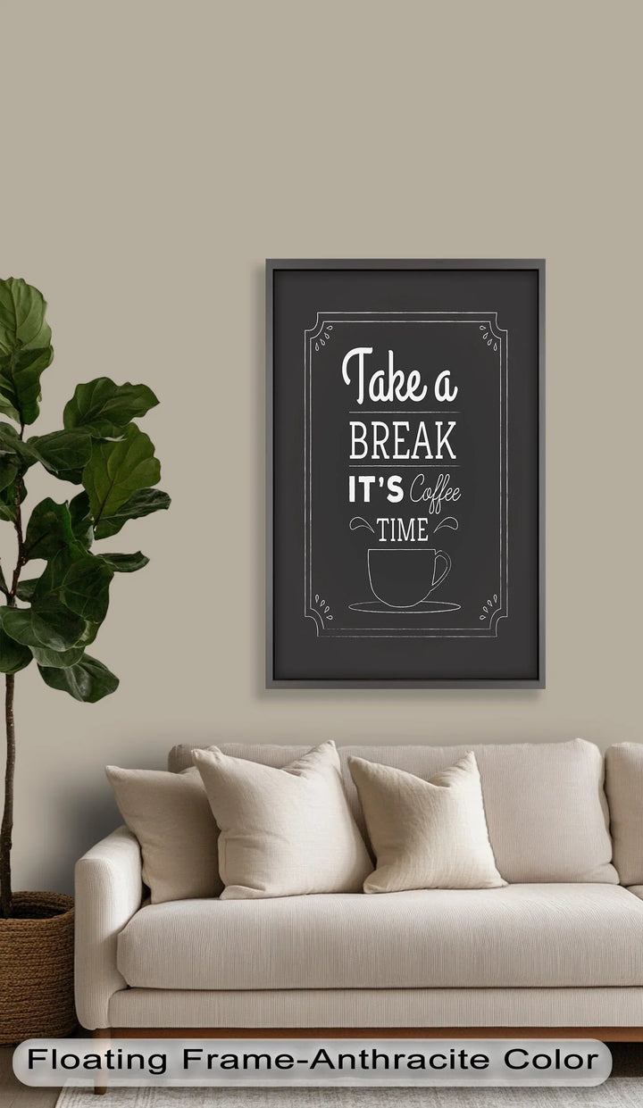 Take a Break – Coffee Time Oil Painting - MyPhotoStation