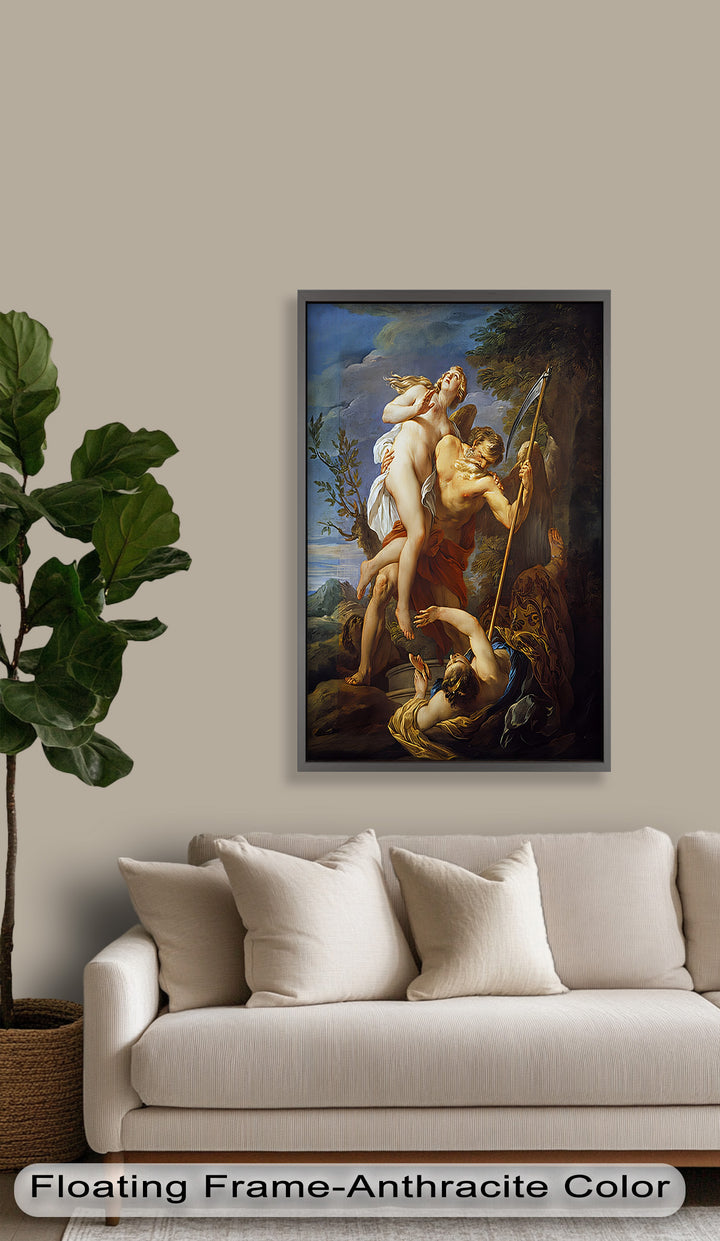 The Seizure of Beauty by Time – Mythological Renaissance Nude Oil Painting