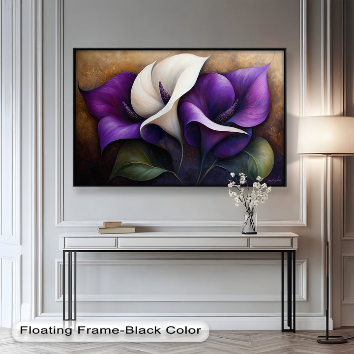 Purple Tulips – Luxurious Floral Oil Painting