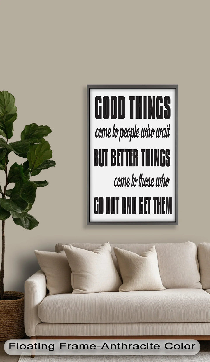 Good Things Come to People Who Wait – Oil Painting - MyPhotoStation