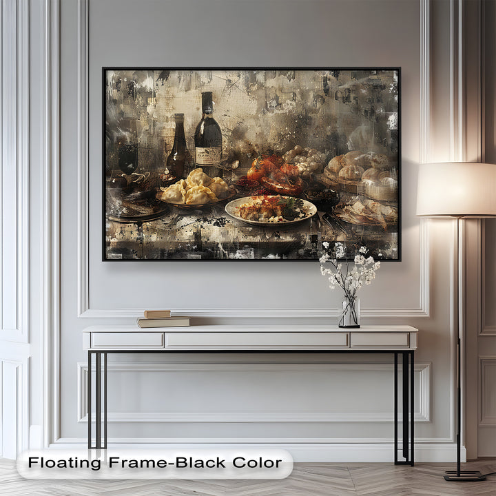 Rustic Feast – Vintage Culinary Still Life Food Painting
