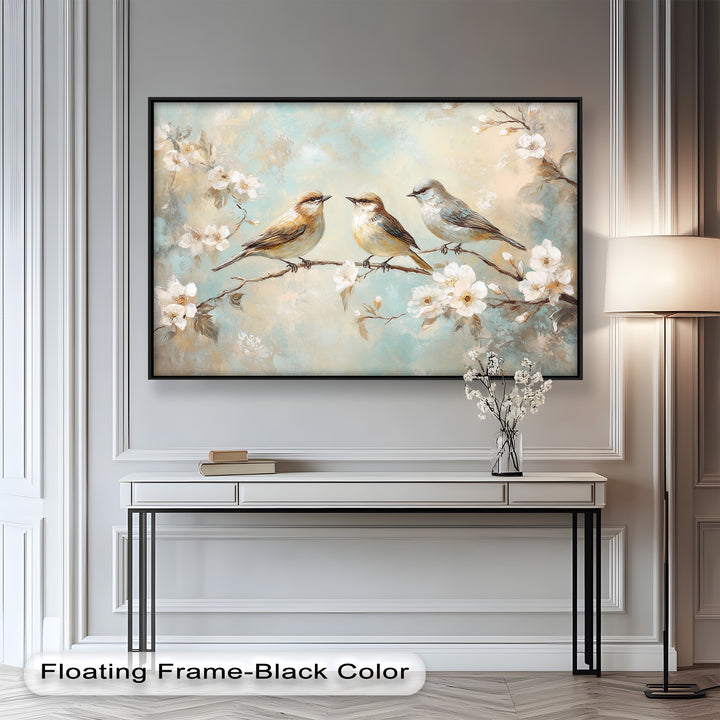 Springtime Songbirds – Animal Oil Painting