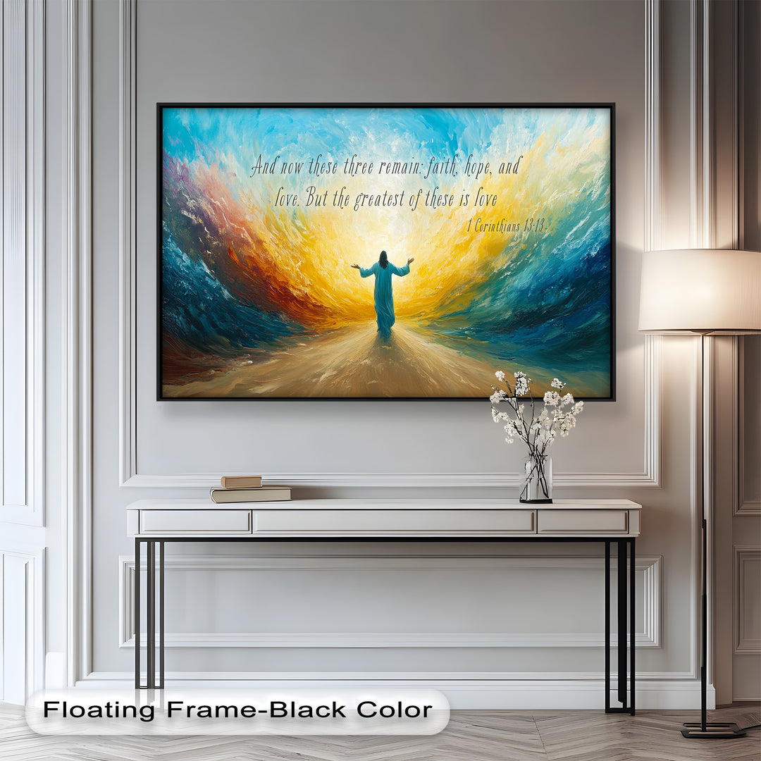Faithful Journey – Jesus with Radiant Light Biblical Art
