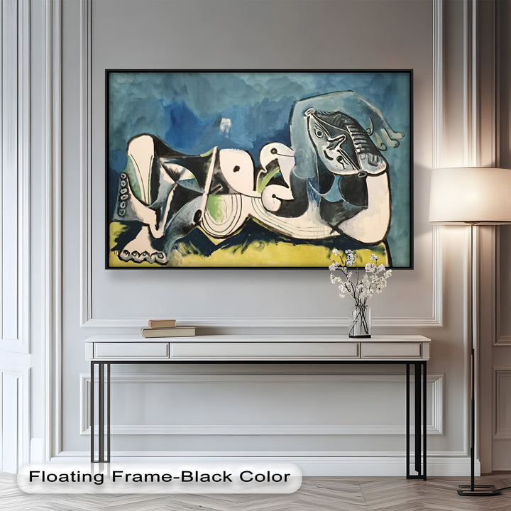 Reclining Abstraction – Picasso Nude Oil Painting