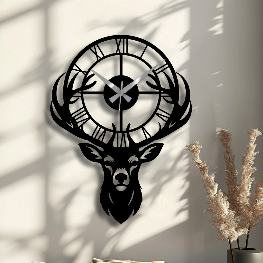 modern rustic wall clock