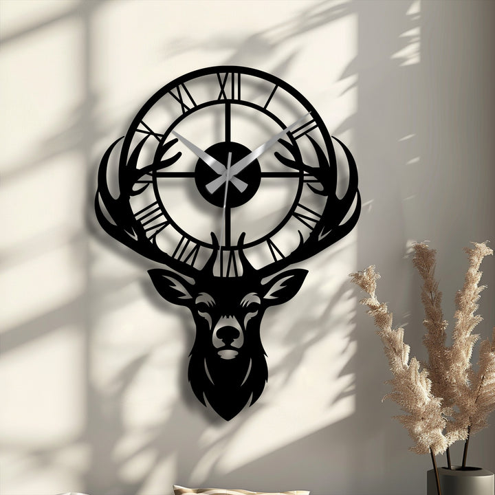 modern rustic wall clock