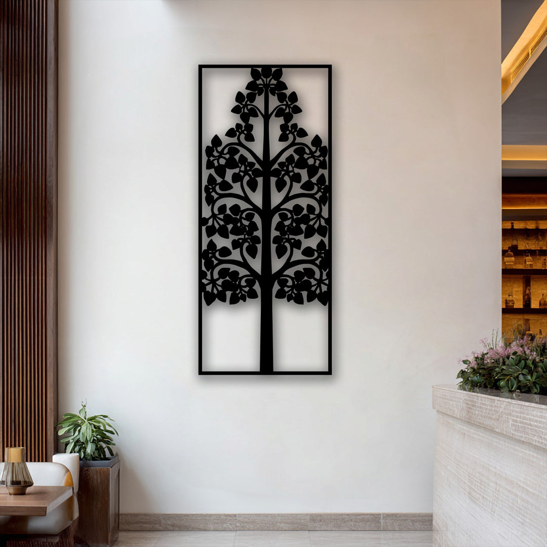 Tree of Life Frame – Elegant Botanical Metal Wall Art