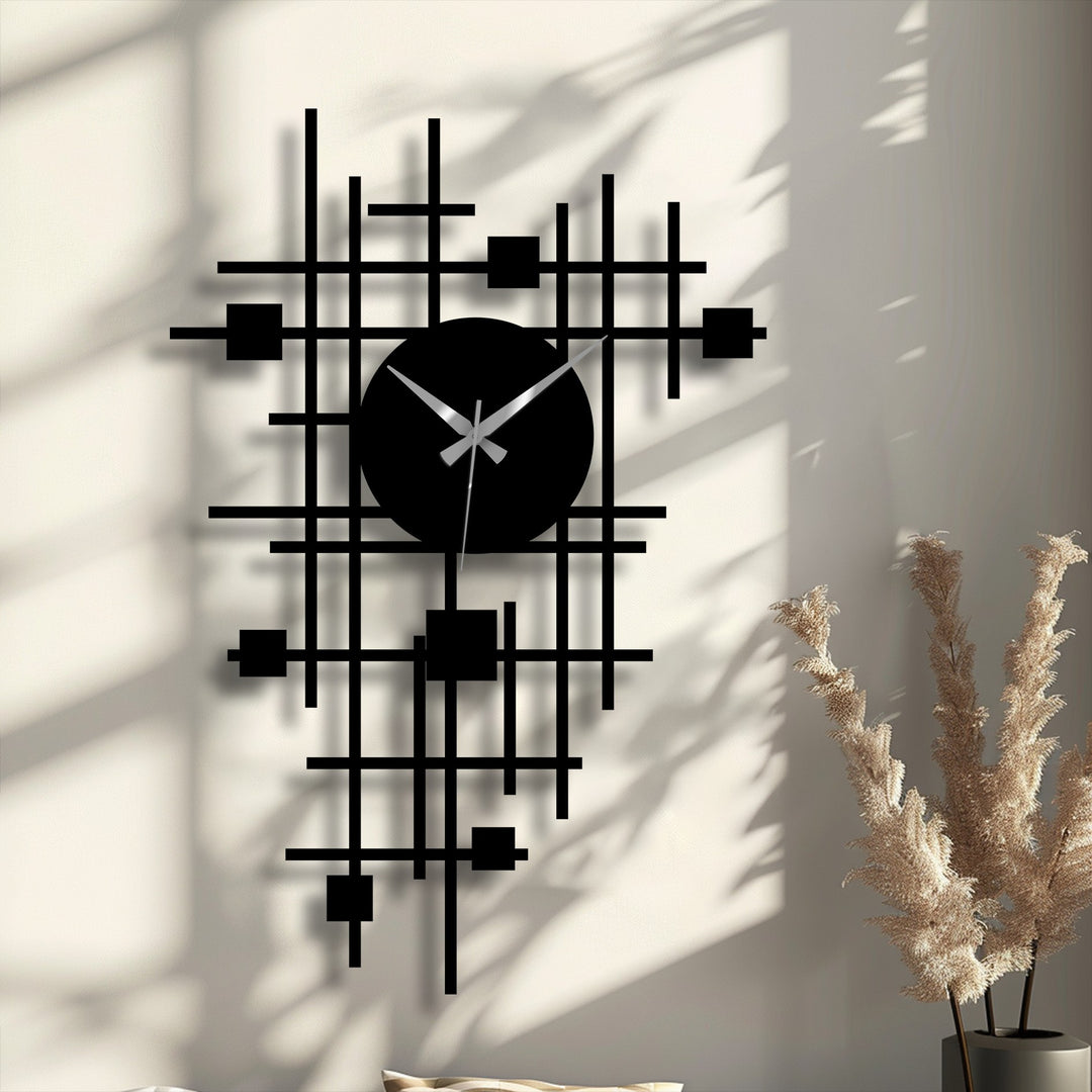 Simetría Divina – Geometría Ornamental Decoración De Pared Metal