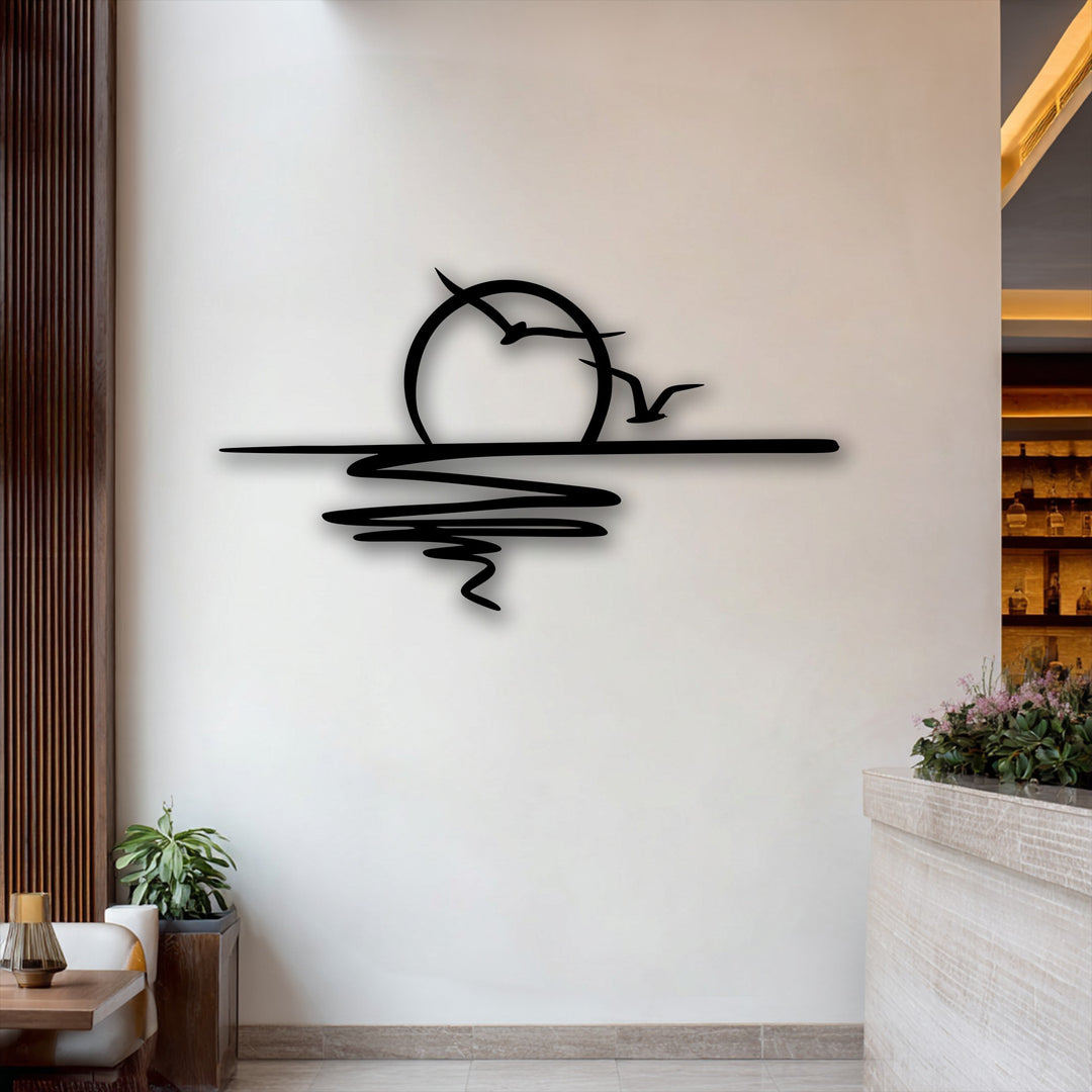 Chiave greca rotonda decorativa Specchio da Parete – Decorazione da parete con specchio classico moderno