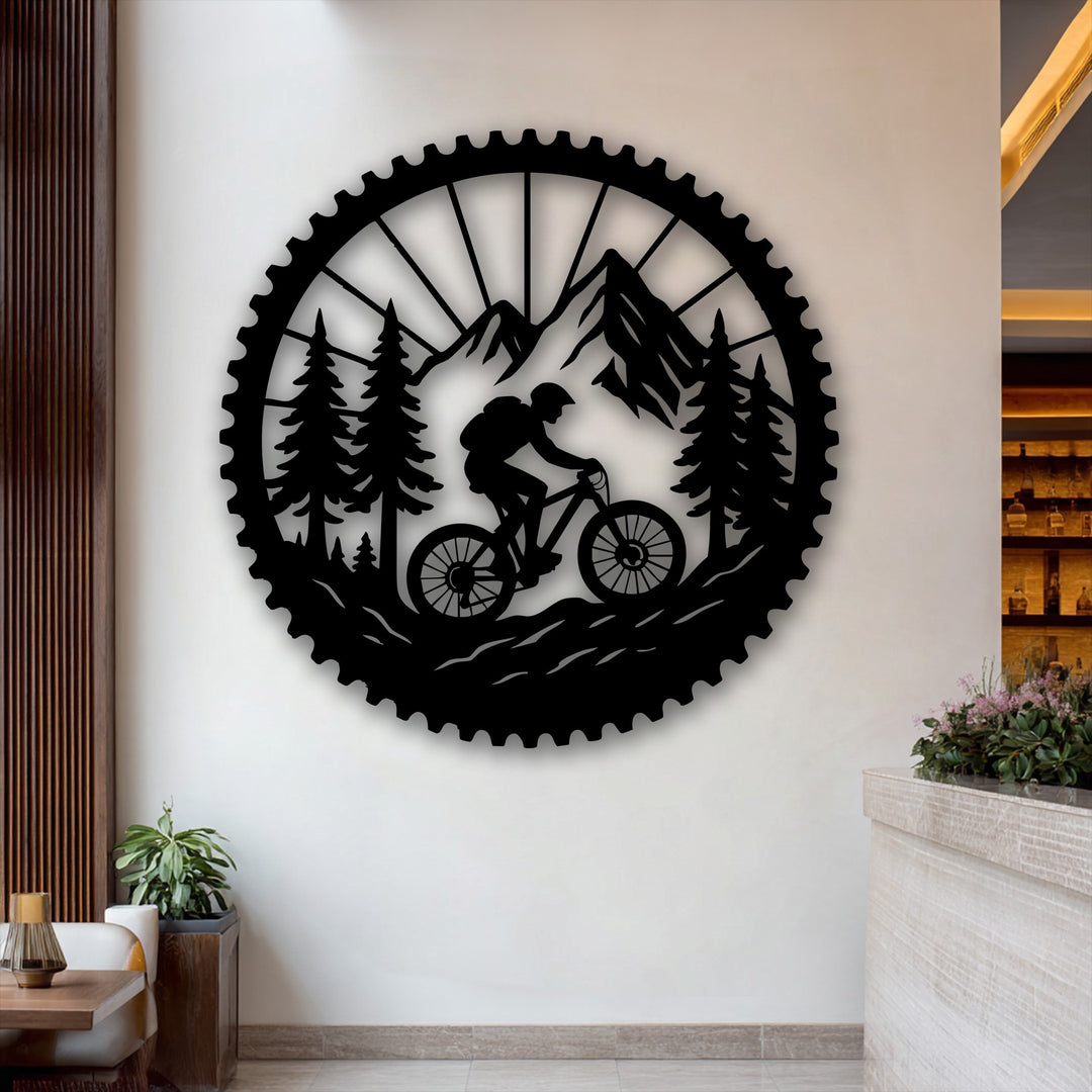 Décoration ronde à motif grec Miroir Mural–Décoration murale miroir classique moderne