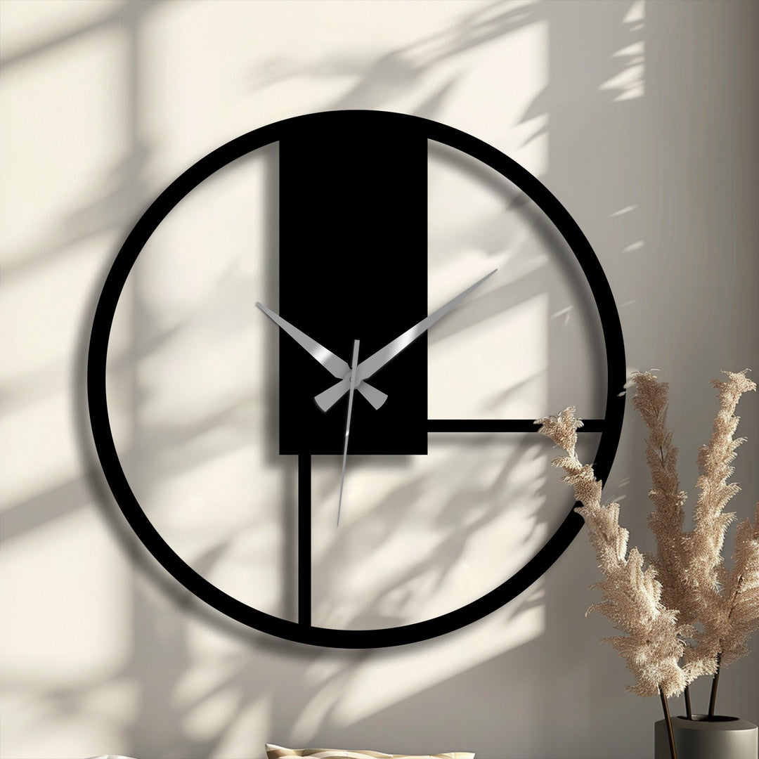 designer metal wall clock