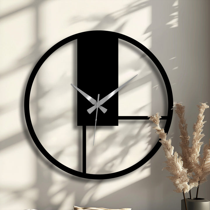 designer metal wall clock