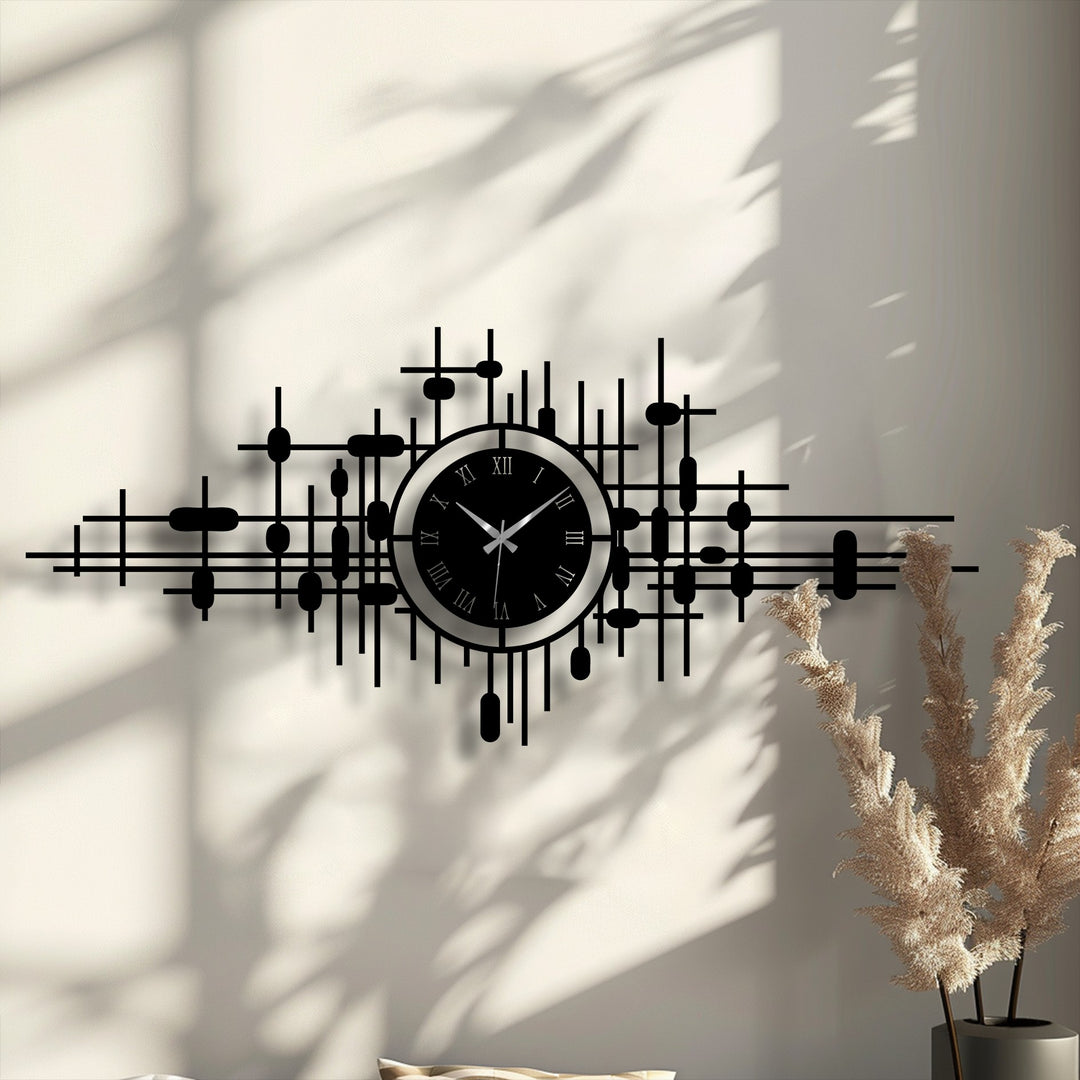 Simetría Divina – Geometría Ornamental Decoración De Pared Metal