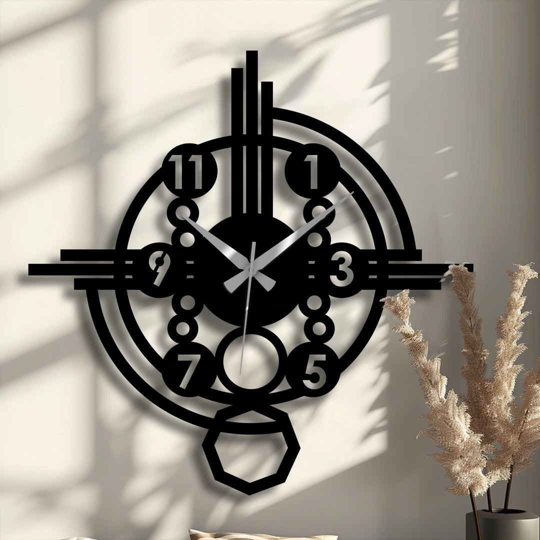 Simetría Divina – Geometría Ornamental Decoración De Pared Metal