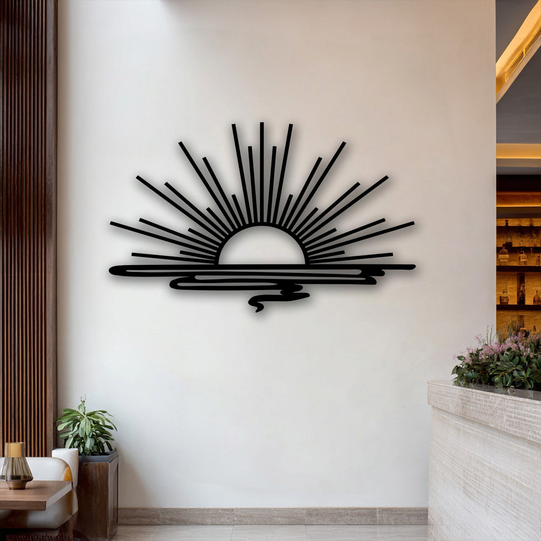 Chiave greca rotonda decorativa Specchio da Parete – Decorazione da parete con specchio classico moderno