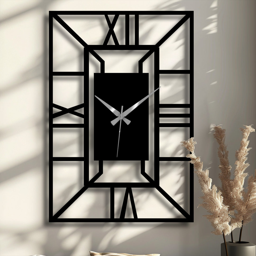 designer metal wall clock