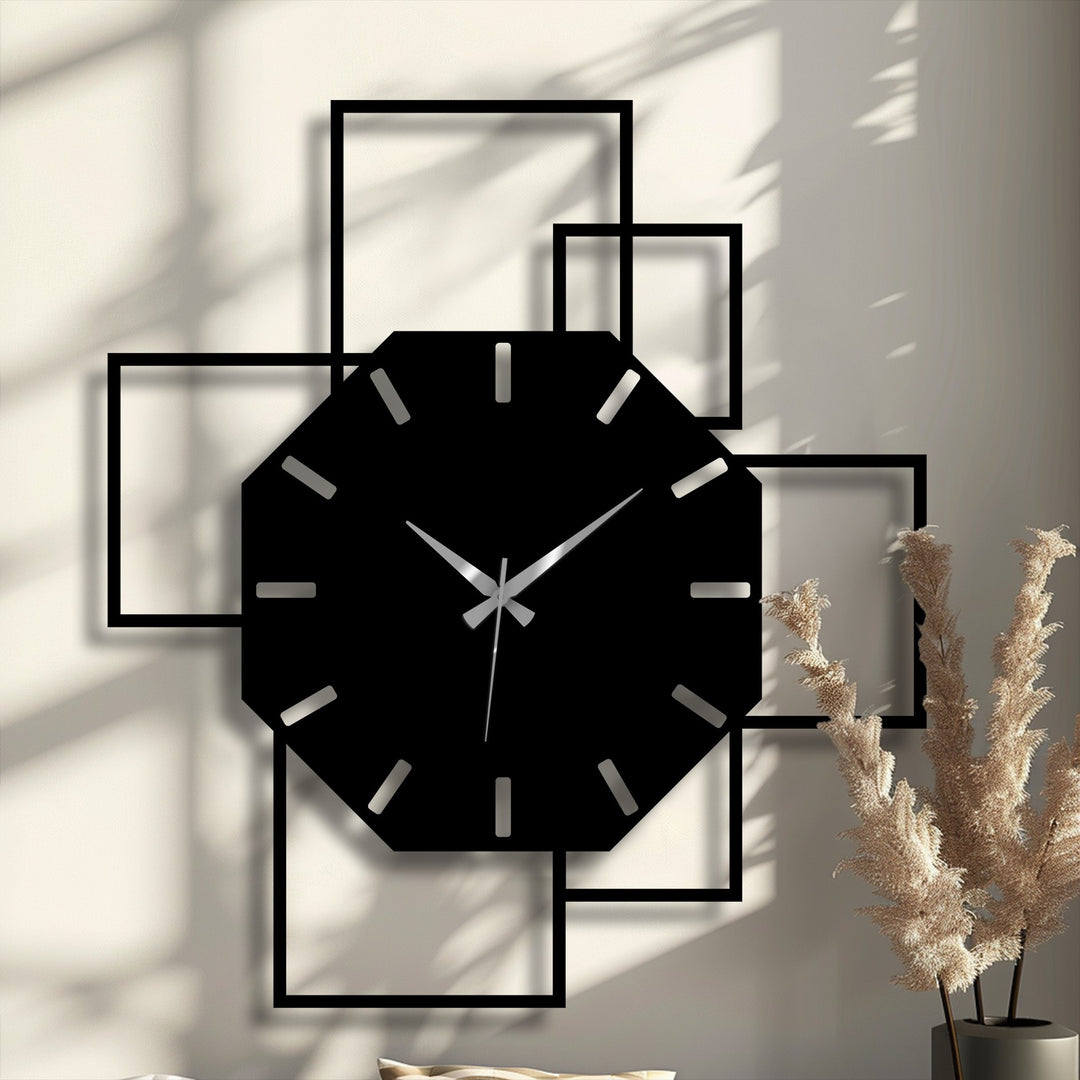 Simetría Divina – Geometría Ornamental Decoración De Pared Metal