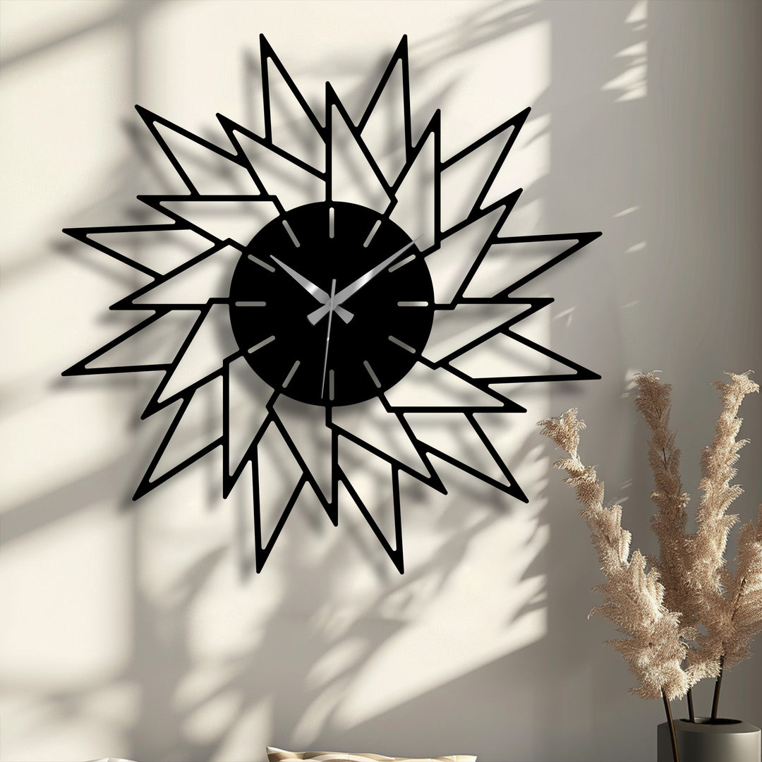 Simetría Divina – Geometría Ornamental Decoración De Pared Metal