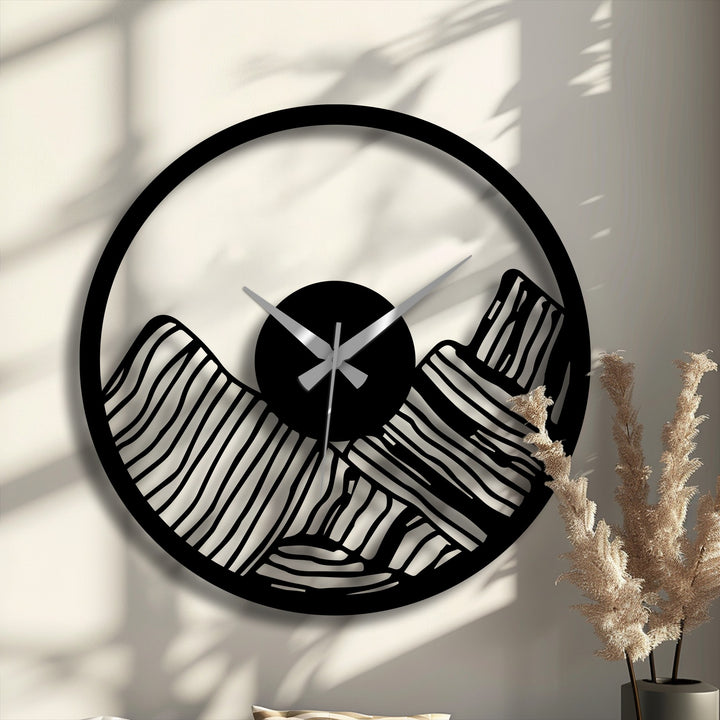 contemporary wall clock decor