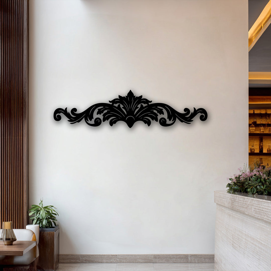 Chiave greca rotonda decorativa Specchio da Parete – Decorazione da parete con specchio classico moderno