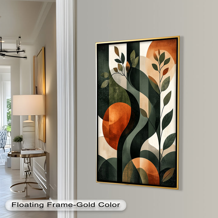 Twilight Grove – Abstract Botanical Oil Painting
