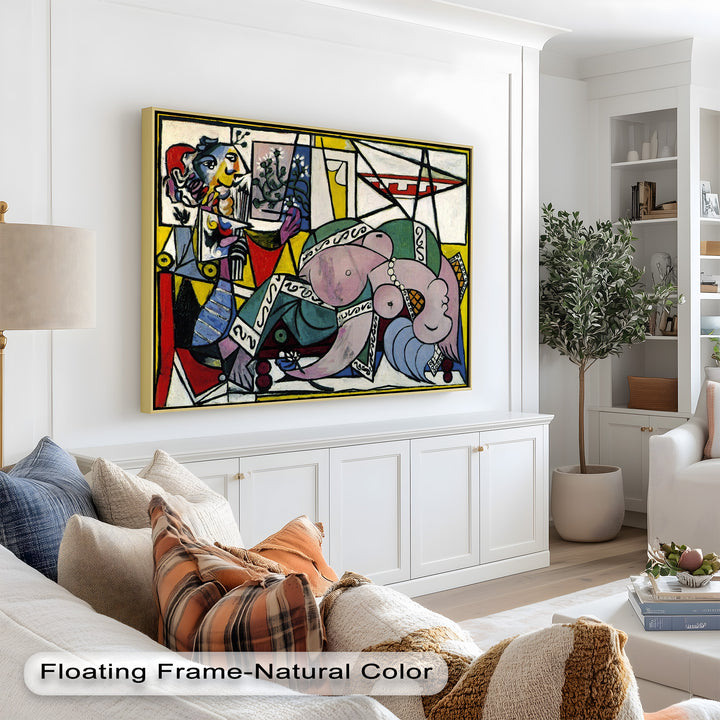 Reclining Muse – Cubist Expression of Sensuality Picasso Oil Painting