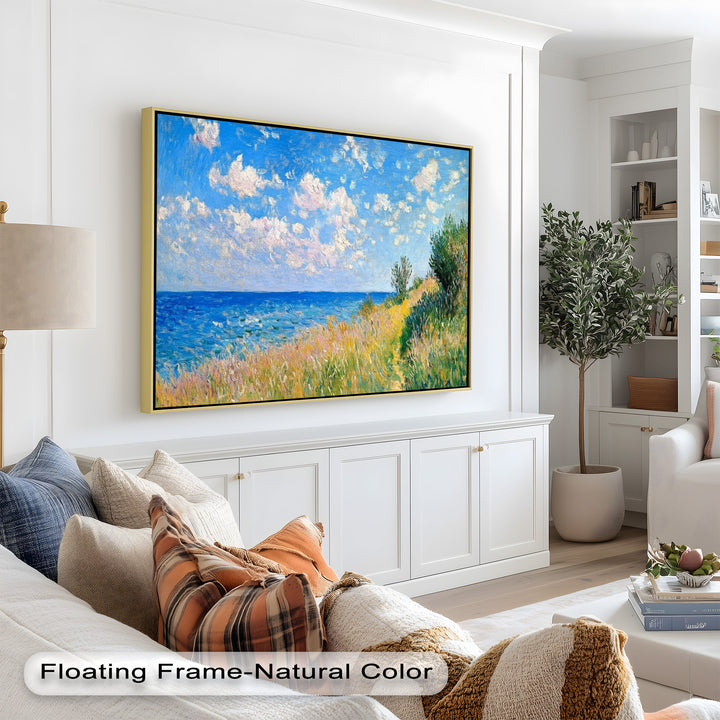 Seaside Landscape Impressionist - Modern Oil Painting