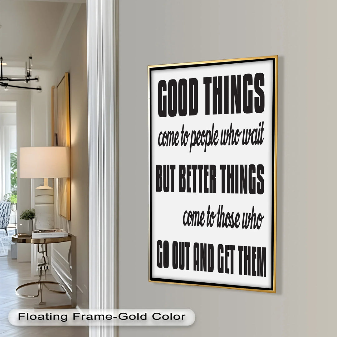 Good Things Come to People Who Wait – Oil Painting - MyPhotoStation