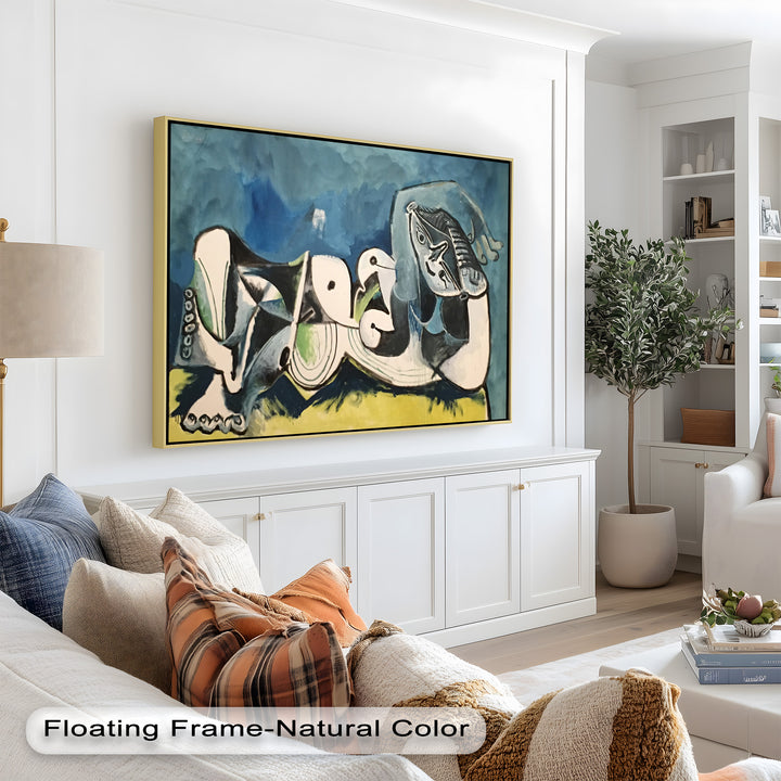 Reclining Abstraction – Picasso Nude Oil Painting
