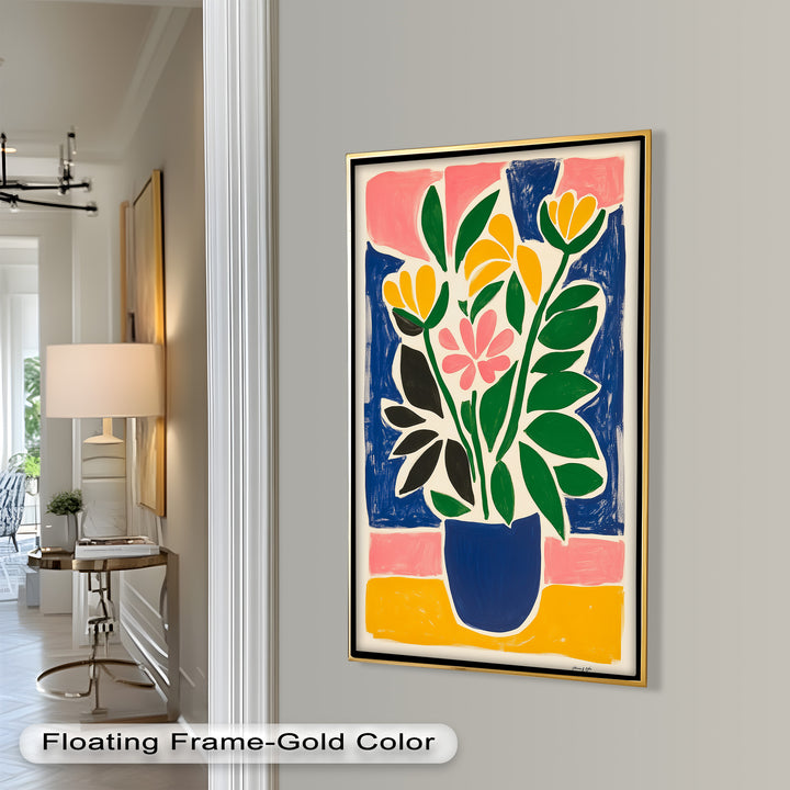 Vibrant Vase Composition – Modern Fauvist Oil Painting
