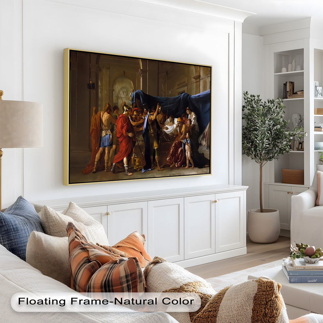 Farewell to the Hero – Classicism Oil Painting