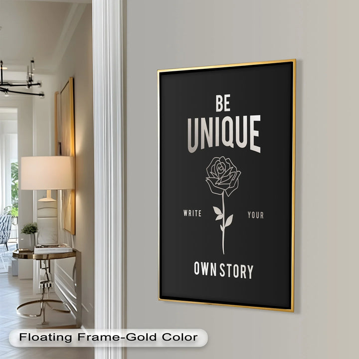 Be Unique – Inspirational Oil Painting - MyPhotoStation