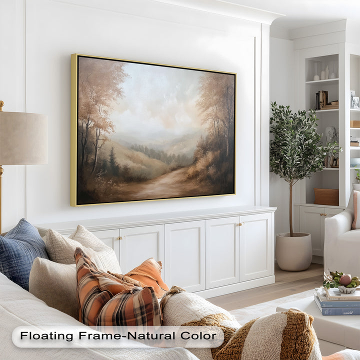 Forest Path – Framed Landscape Oil Painting