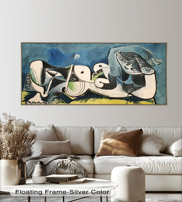 Resting in Abstraction – Reclining Figure Picasso Oil Painting