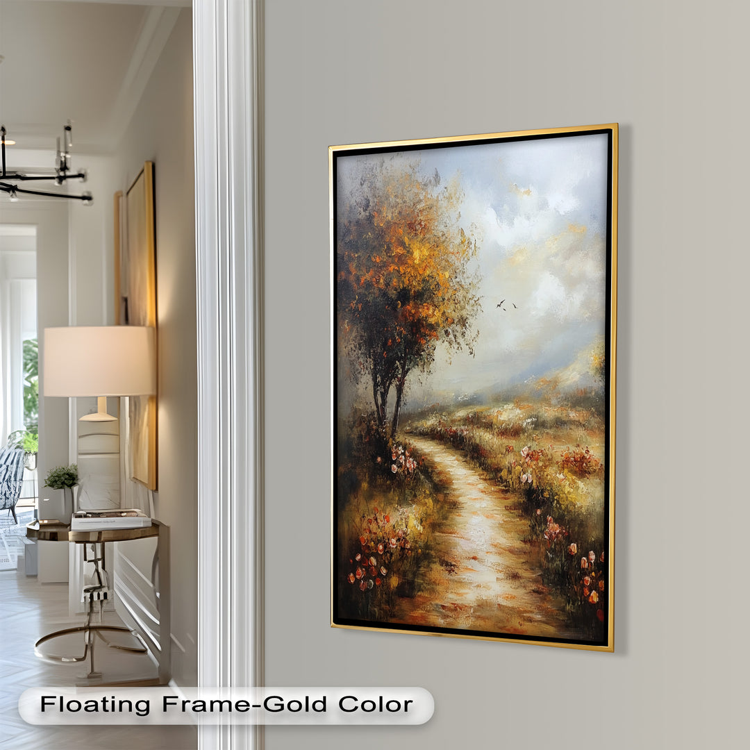 Winding Path Landscape - Impressionism Oil Painting