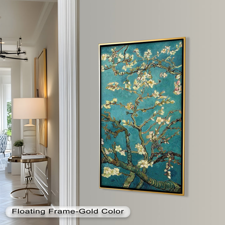 Spring Reverie – Blooming Almond Branches Flower Oil Painting