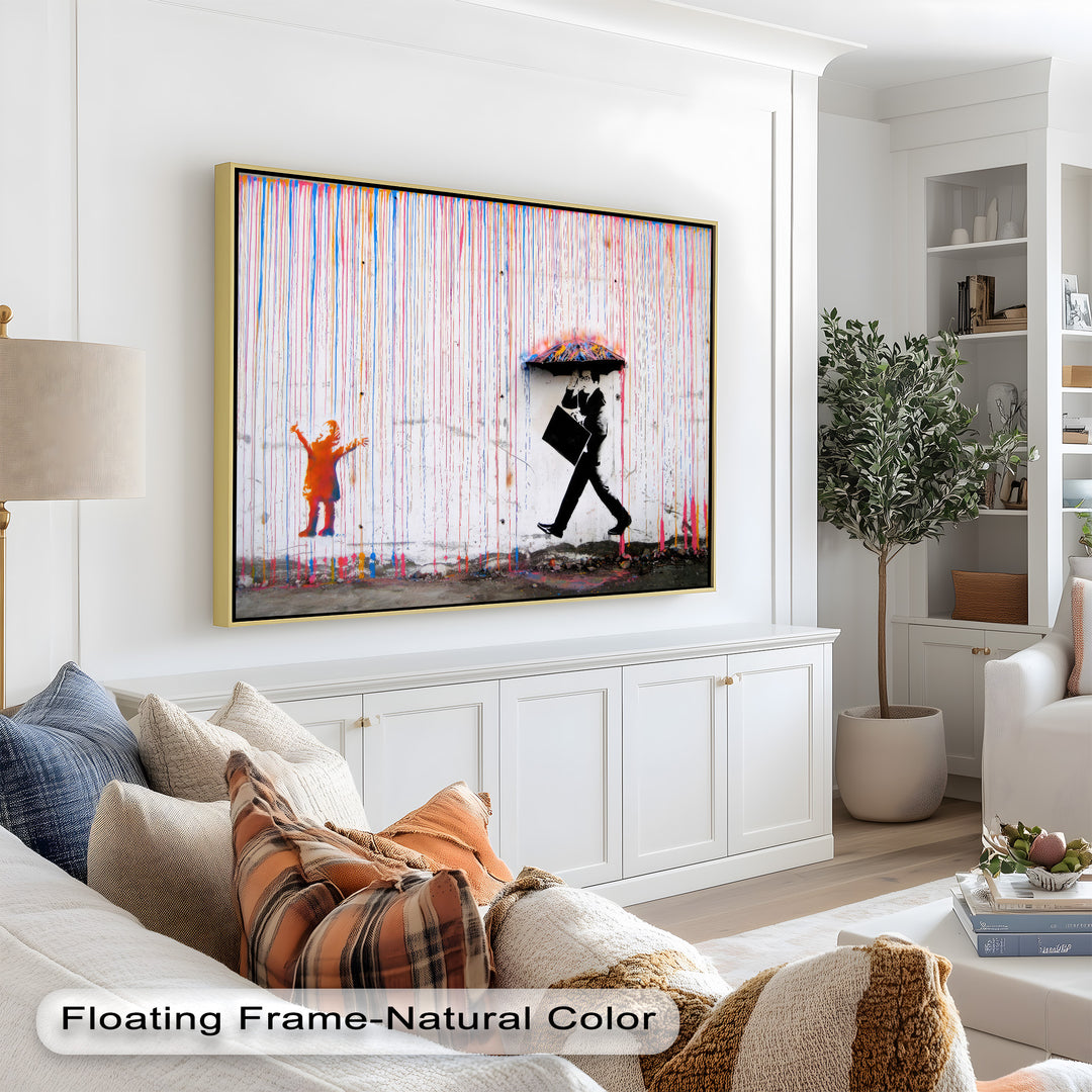 Colorfall Dissonance – Banksy Oil Painting