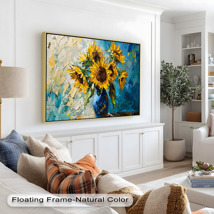 Sunflower Bouquet – Botanical Oil Painting