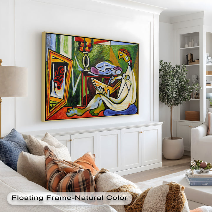 Artist and the Dream – Abstract Interior Scene Picasso Oil Painting