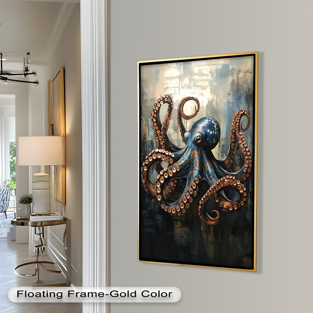 Deep Sea Octopus - Animal Oil Painting