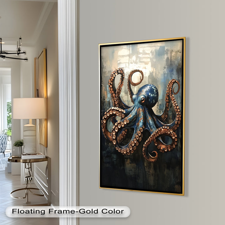 Deep Sea Octopus - Animal Oil Painting