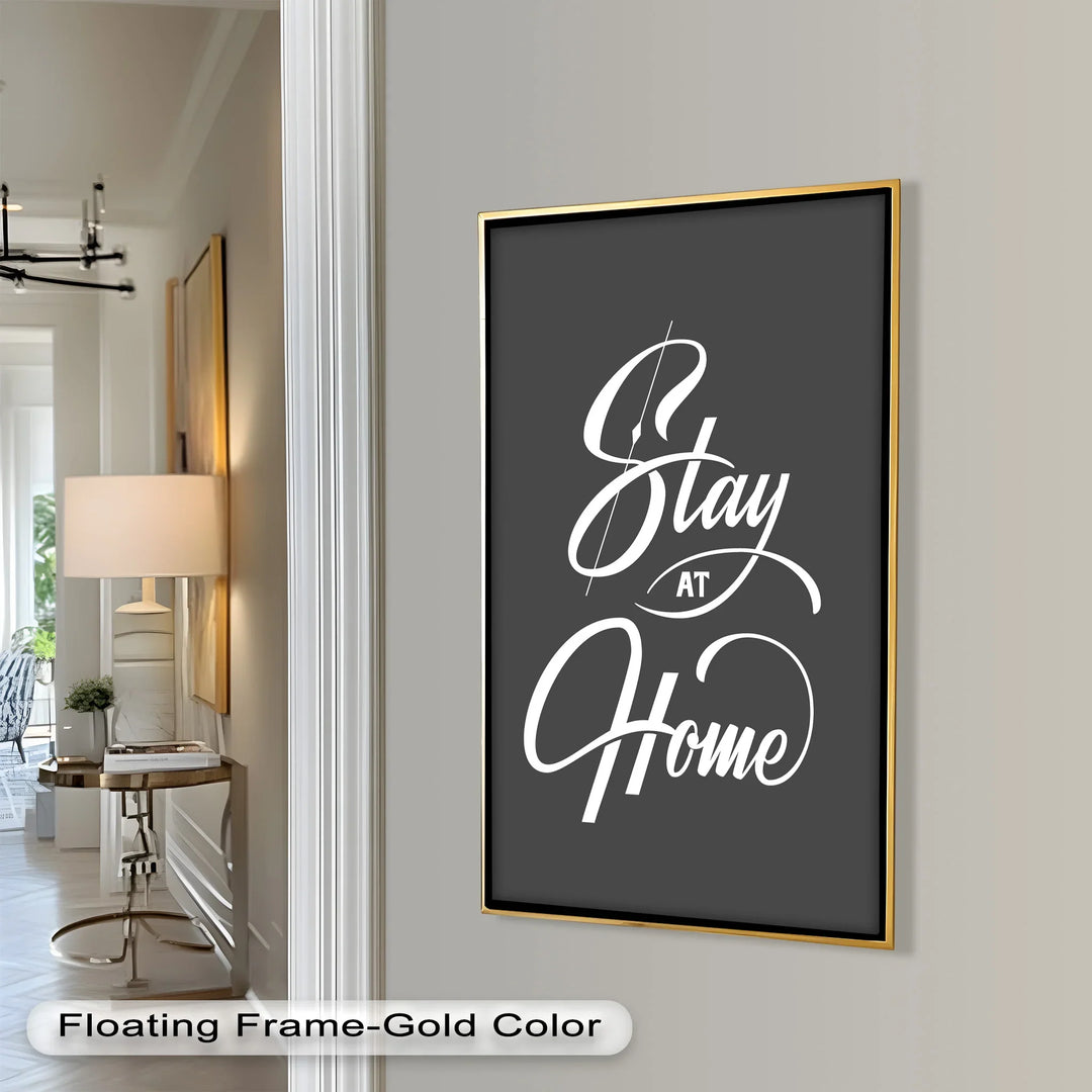 Modern Script Oil Painting – Inspirational Wall Art for Cozy Interiors
