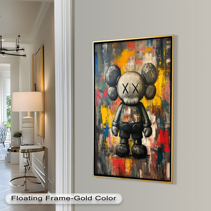 Urban Grit – KAWS Companion Oil Painting