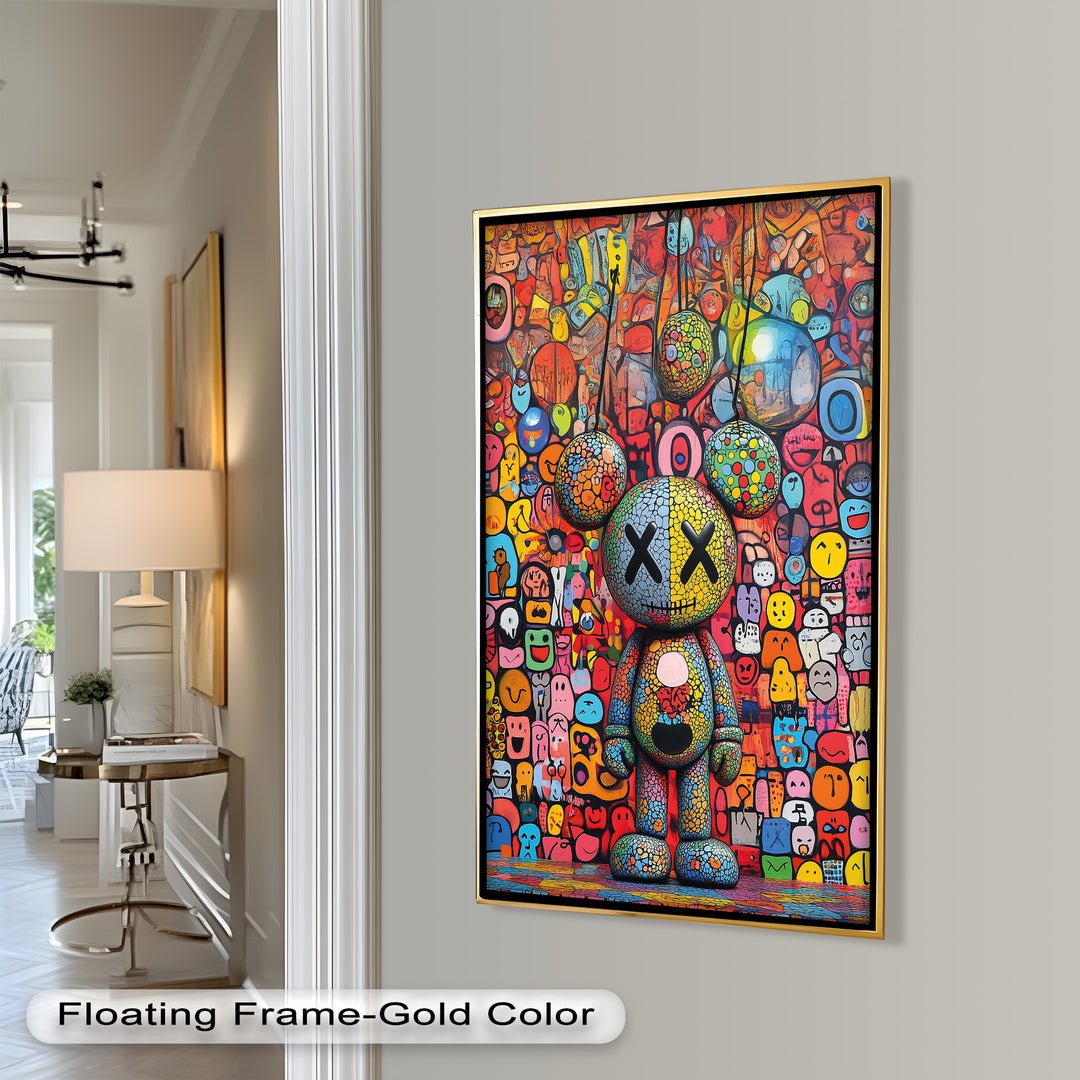 Mosaic Madness – KAWS Oil Painting