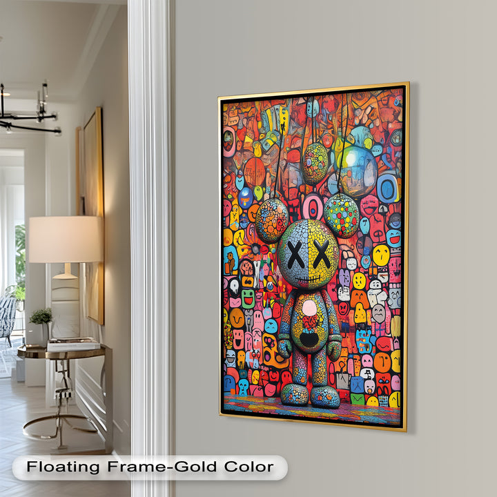 Mosaic Madness – KAWS Oil Painting