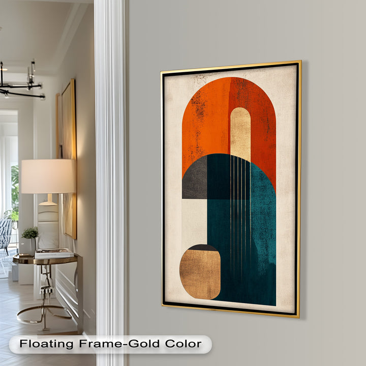 Modern Resonance – Abstract Geometric Oil Painting