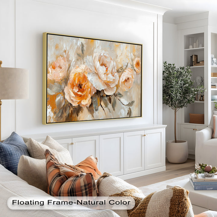 Timeless beauty captured in an abstract impression of blooming roses.






