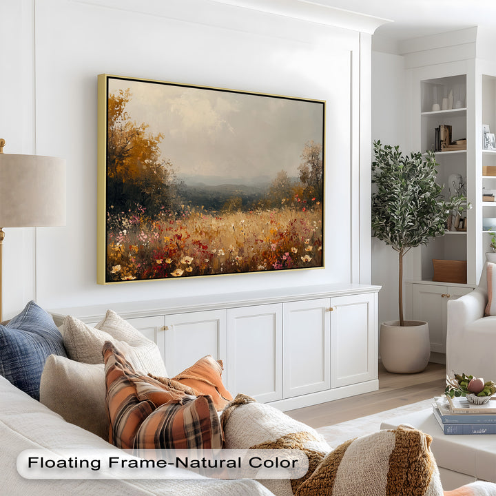 Classic Wildflower Art – Timeless Floral Oil Painting