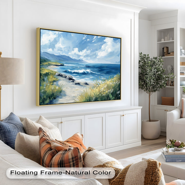 Ocean Breeze – Seaside Landscape Oil Painting