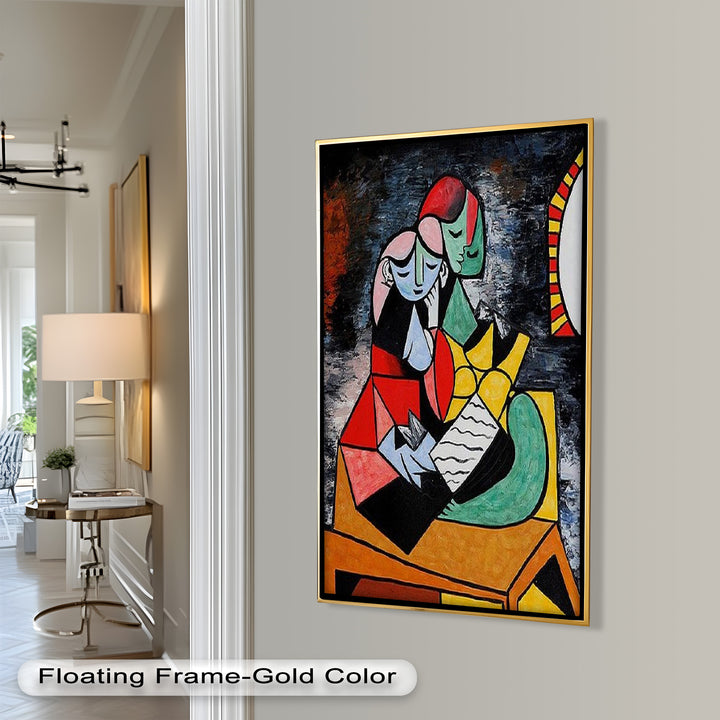 Embrace in Color – Picasso Oil Painting